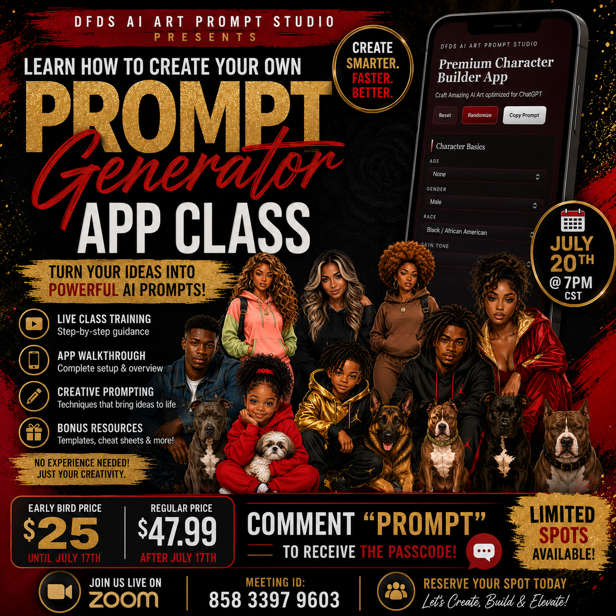 Prompt Generator App Class
