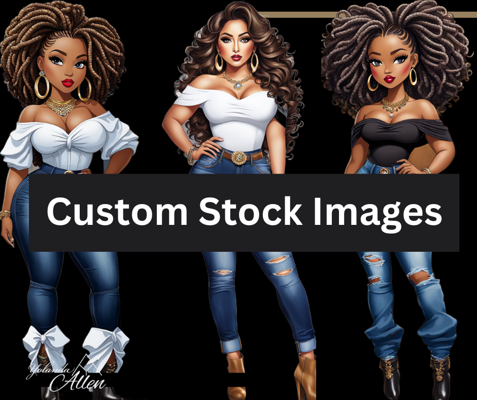 Exclusive Stylish Clip Art Collection - 29 Fashionable Diva Illustrations for Only $4.99