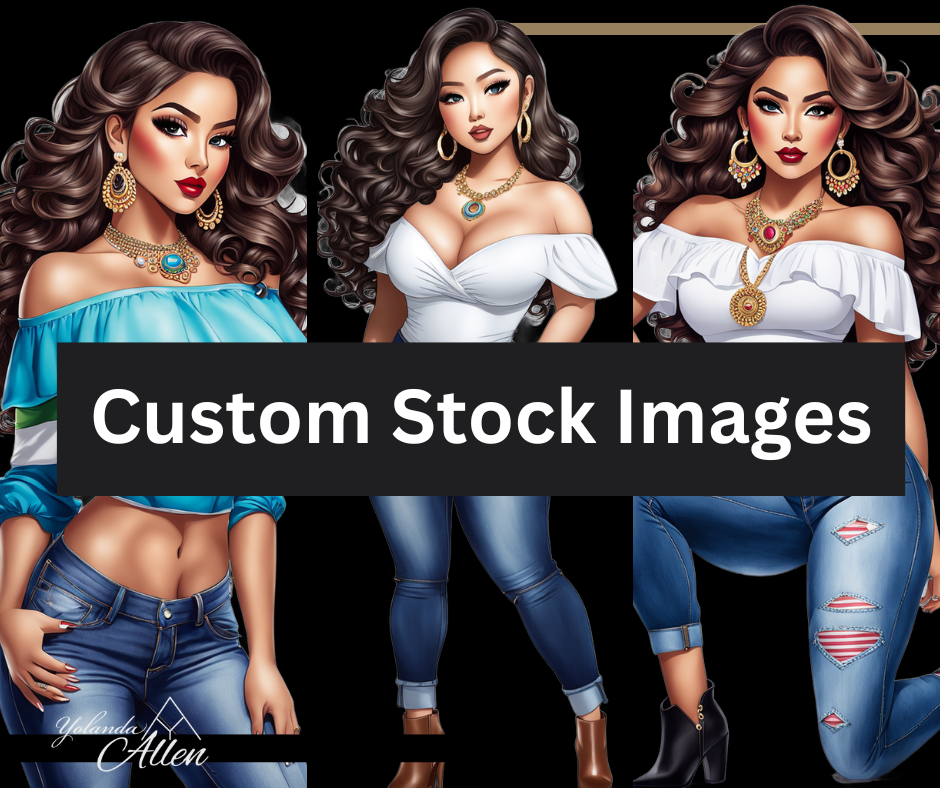 Exclusive Stylish Clip Art Collection - 29 Fashionable Diva Illustrations for Only $4.99
