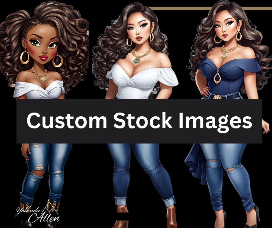 Exclusive Stylish Clip Art Collection - 29 Fashionable Diva Illustrations for Only $4.99