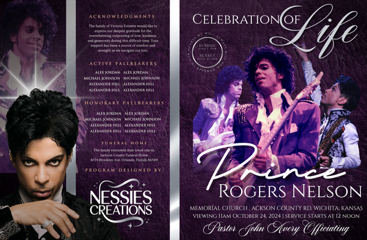 Editable Obituary & Casket Panel Canva Templates Bundle with PLR | 10 Designs