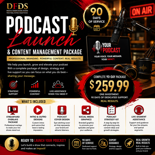 DFDS Podcast Launch Studio™ Starter Package