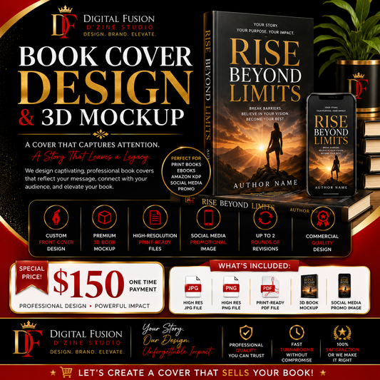 DFDS Custom Book Cover And Product Mockup