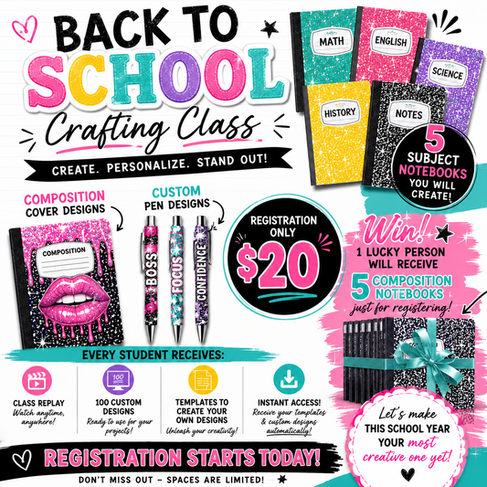 Back to School Crafting Class