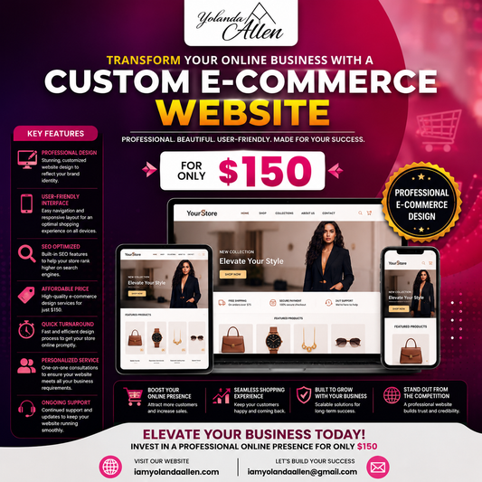 Affordable Custom E-commerce Website Design