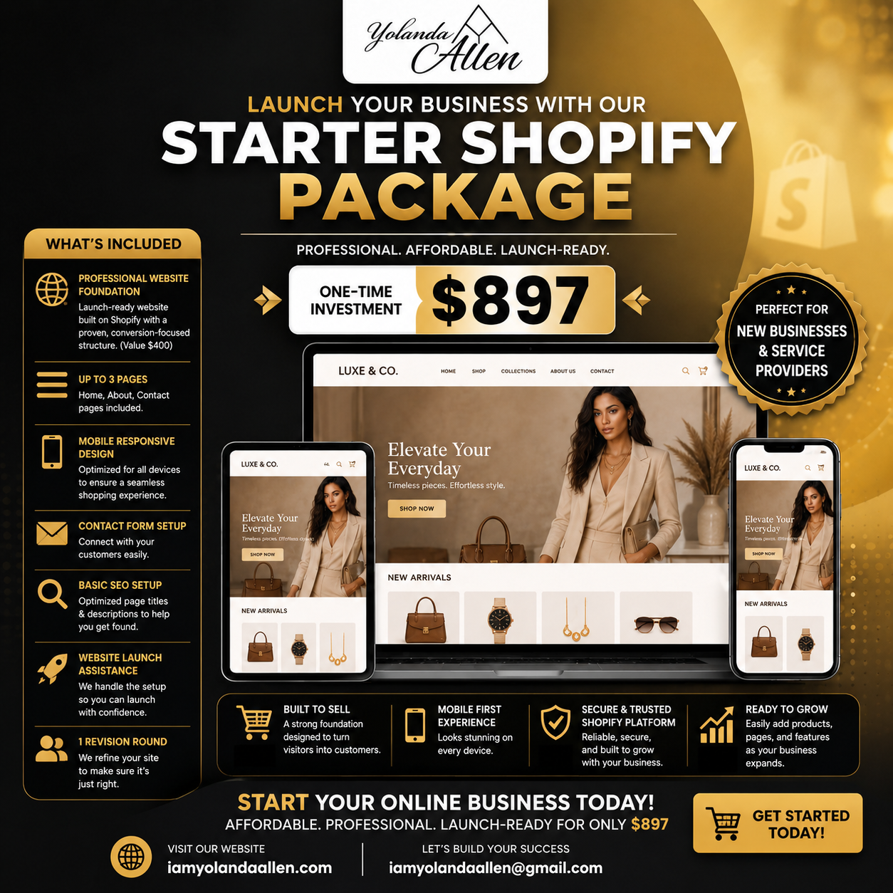 Starter Shopify Website Package