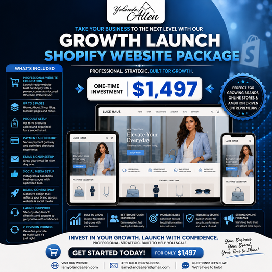 Growth Launch Shopify Website Package