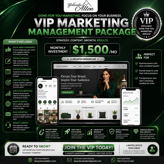 VIP Marketing Management Package