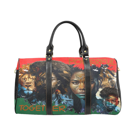 Black Legends New Waterproof Travel Bag/Large (Model 1639)