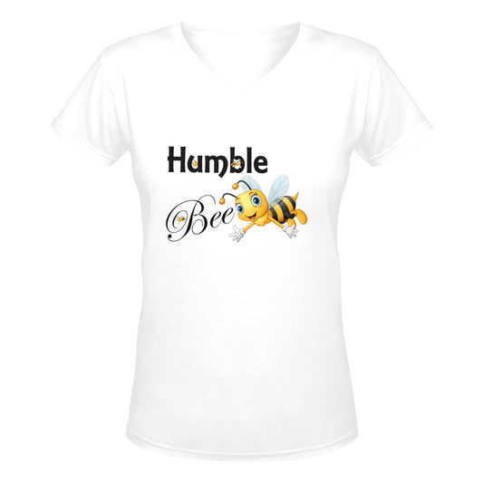 Bee Tees Women's Deep V-neck T-shirt (Model T19)